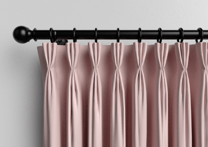 Menton, Dusted Pink - Made to Measure Curtains - Image 11